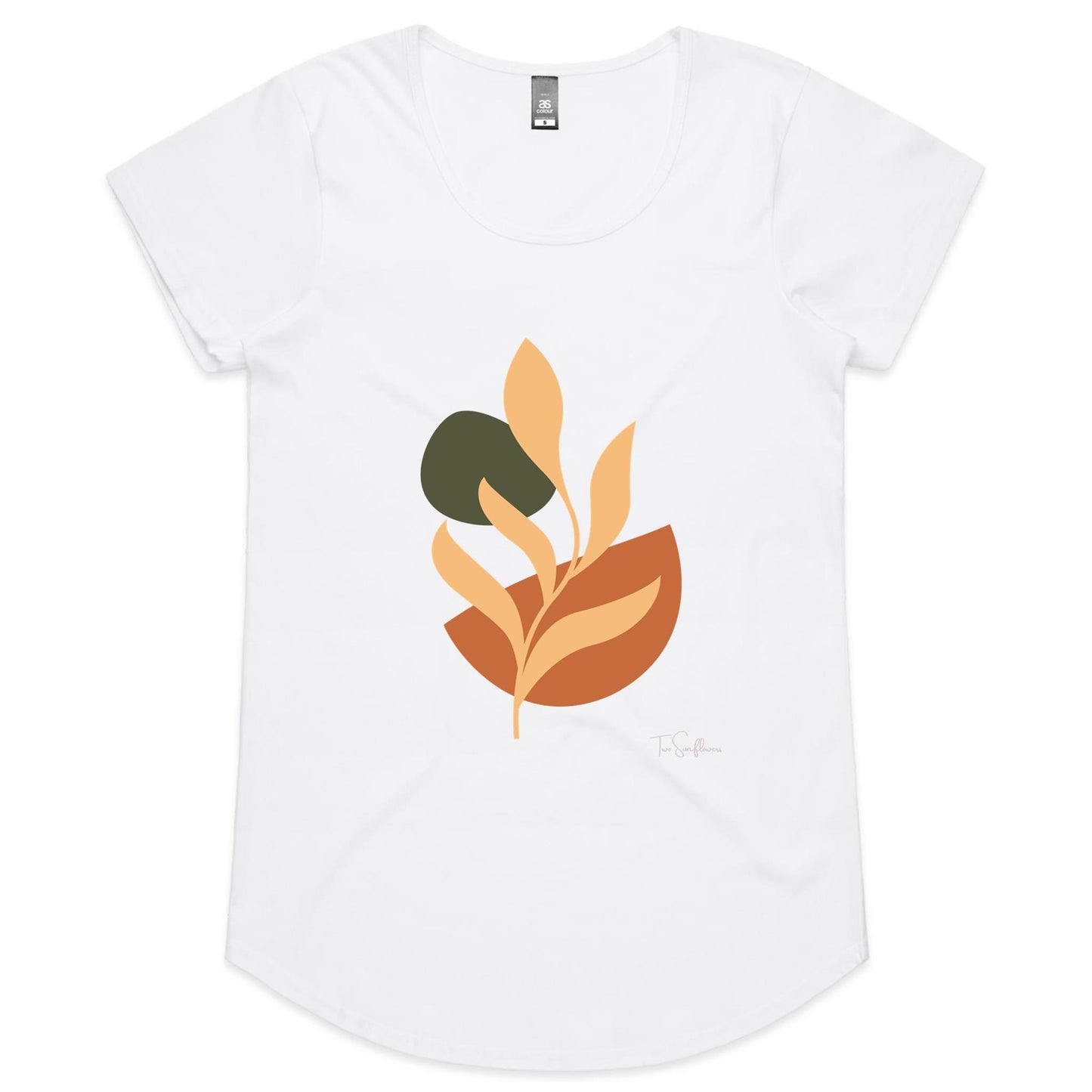 Botanicals #1 - Womens Scoop Neck T-Shirt