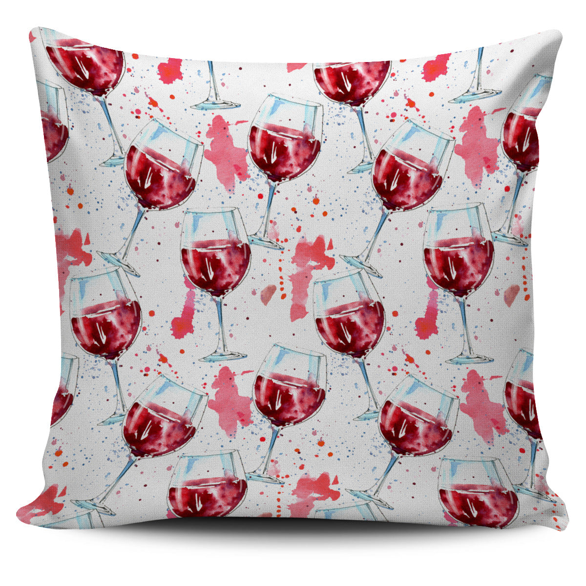 A Glass of Wine Cushion Cover | eQench