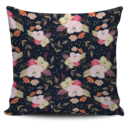 Autumn Fall Floral - Single Sided Cushion Cover | eQench