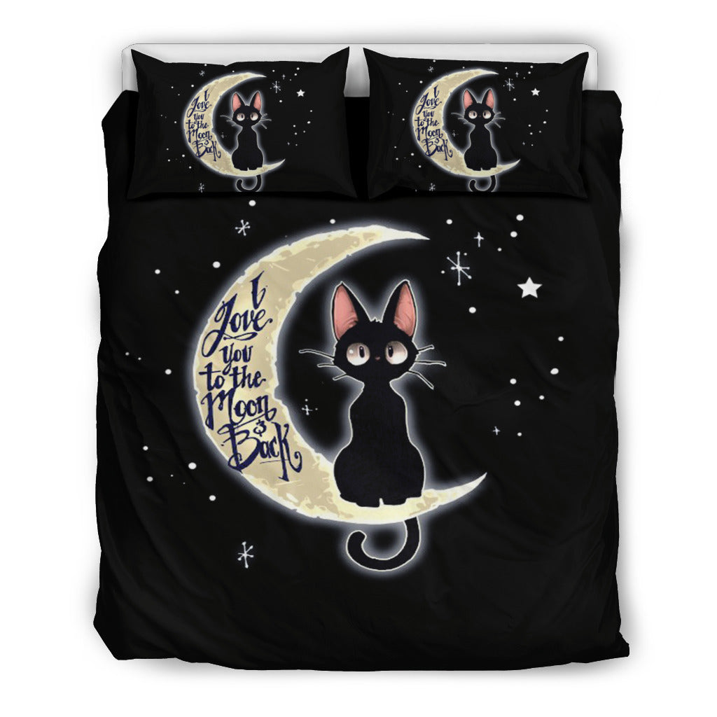 I Love You To The Moon And Back_Beige Bedding Set - eQench