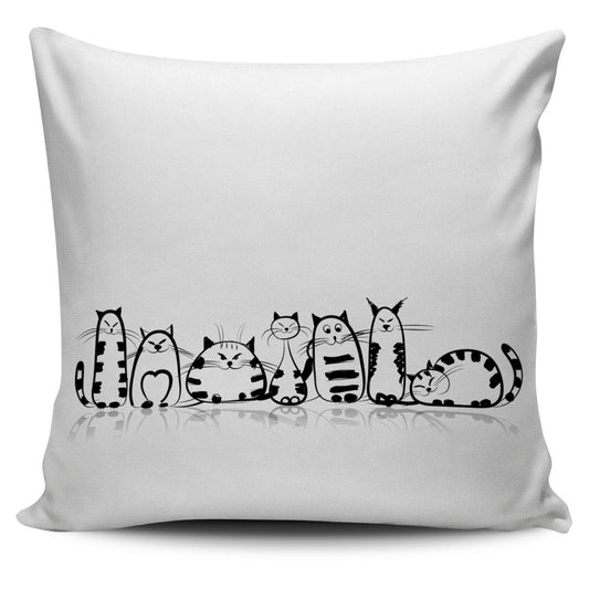 Funny Cat I Cushion Cover | eQench