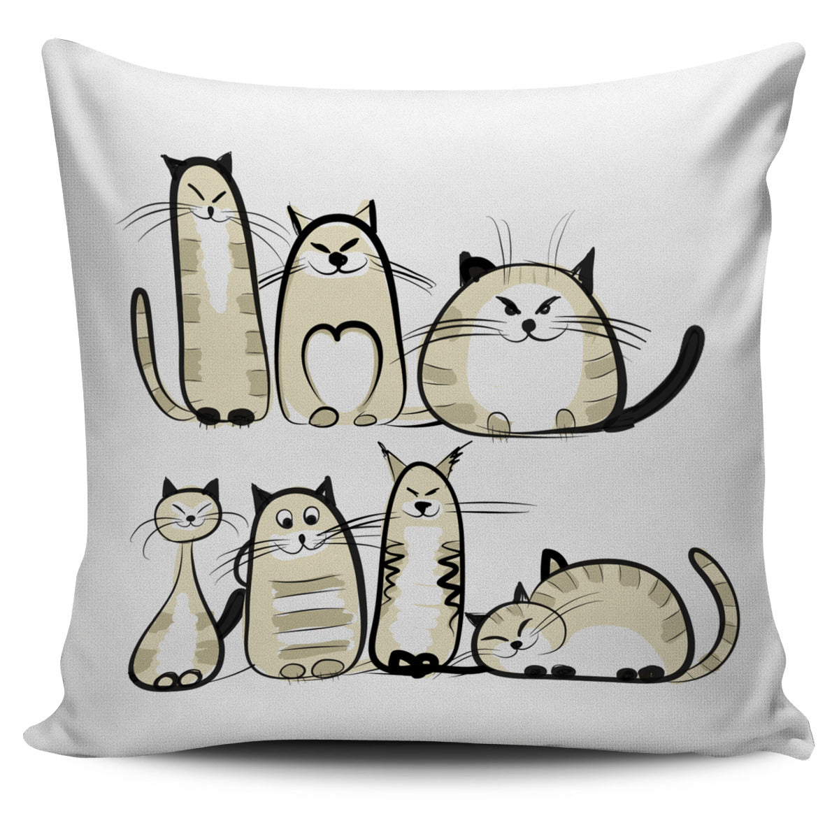 Funny Cat III Cushion Cover | eQench