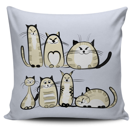 Funny Cat IV Cushion Cover | eQench