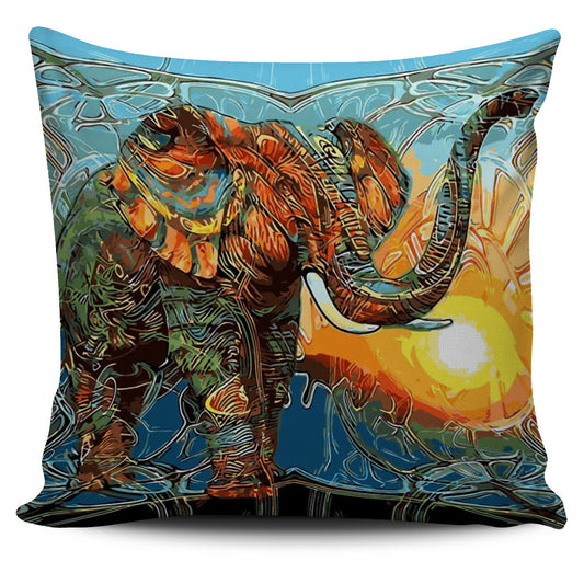 Abstract Colorful Elephant Cushion Cover | eQench