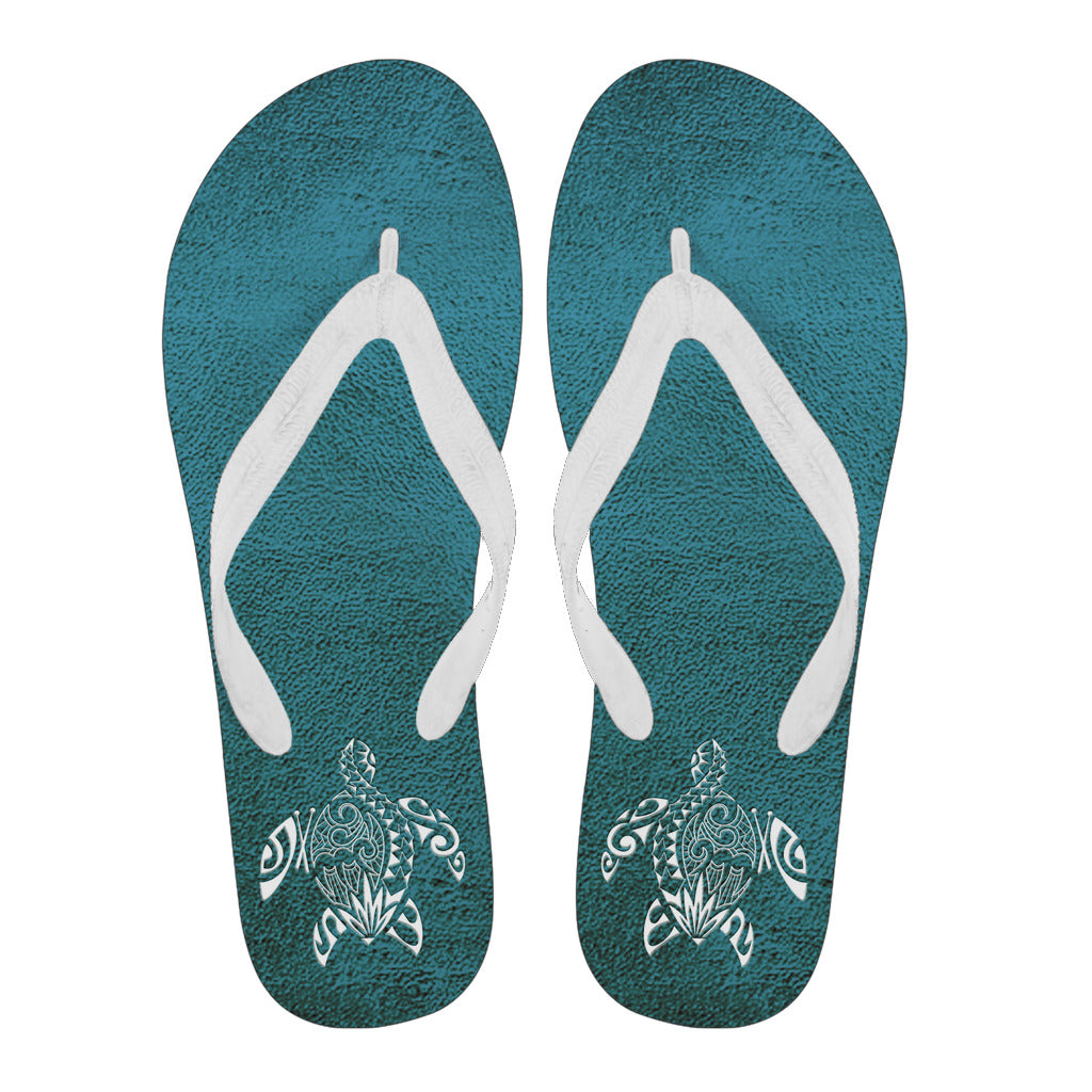 Awesome Sea Turtle - Men's Flip Flops / Thongs | eQench