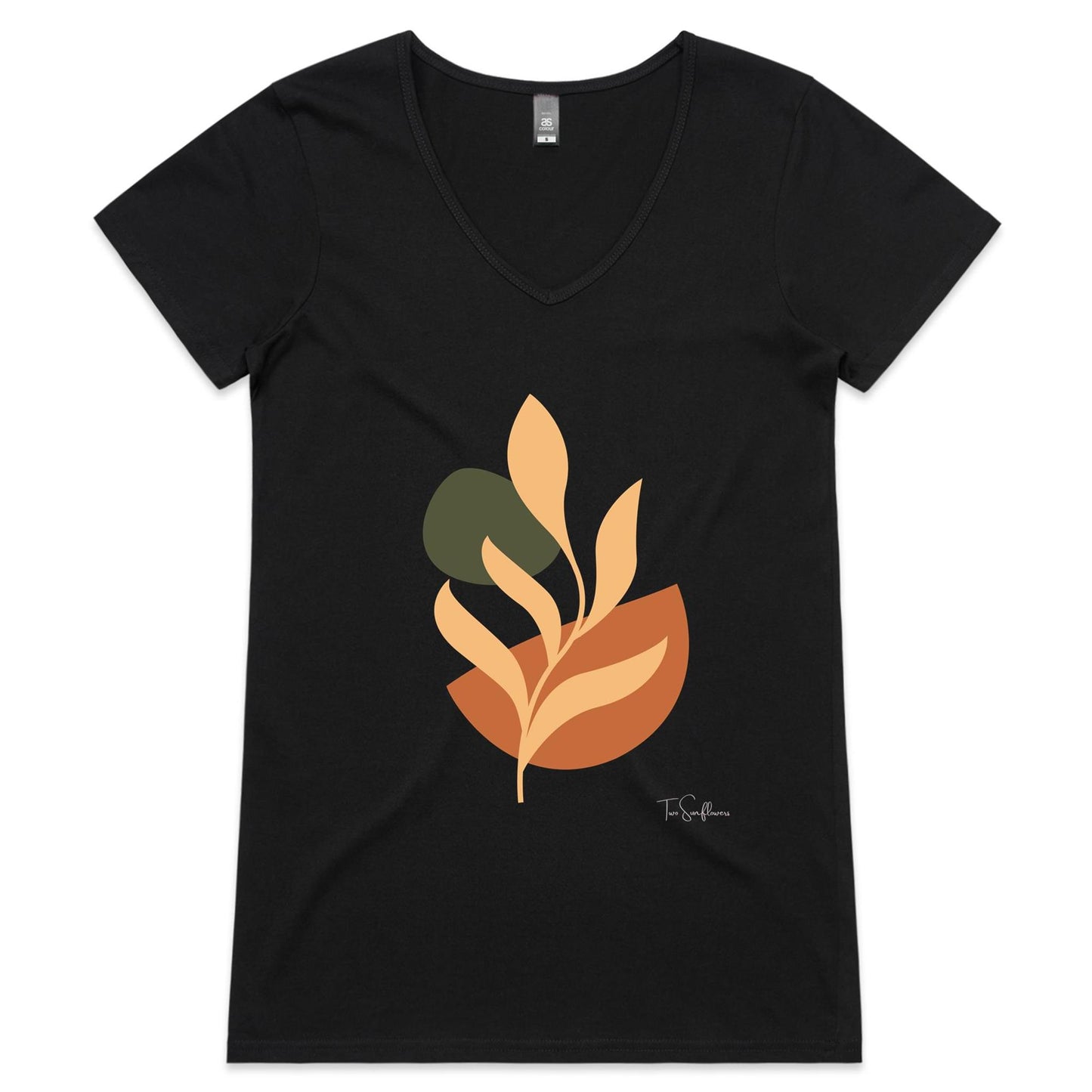 Botanicals #1  - Womens V-Neck T-Shirt