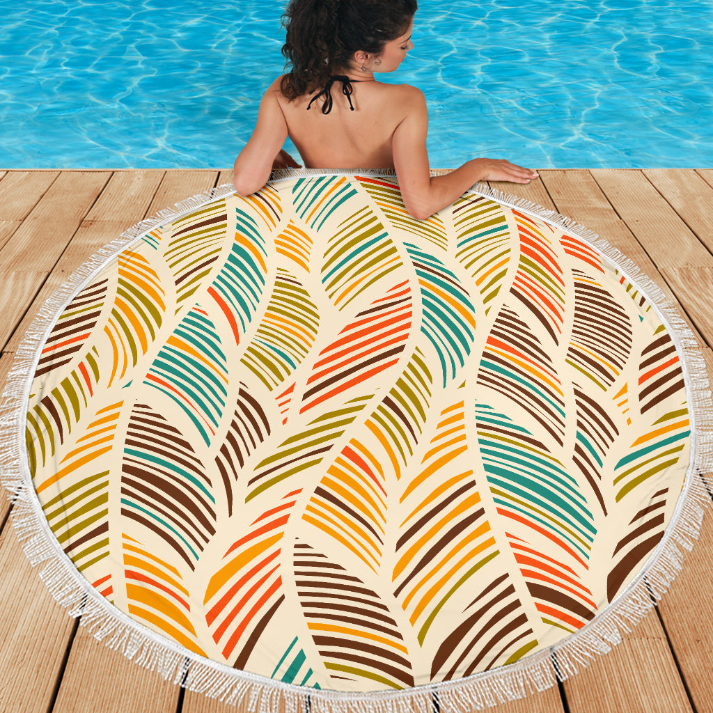 Colorful Abstract Beach Blanket | eQench