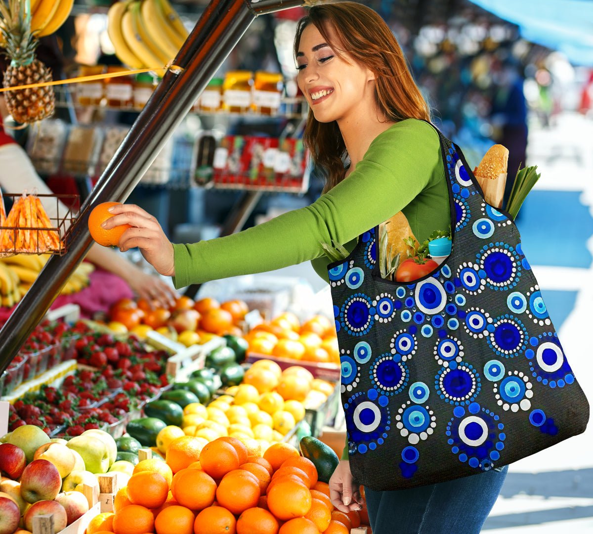 Mandala Grocery Bags Bag 3-pack | eQench